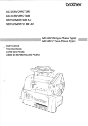 Brother International MD-612 Parts Manual - English