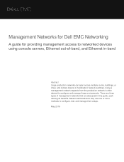 Dell MX9116n Management Networks for EMC Networking