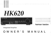 Harman Kardon HK620 Owners Manual