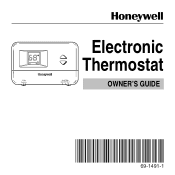 Honeywell T8400C1099 Owner's Manual