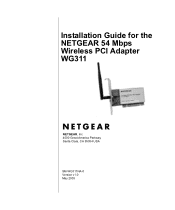 Netgear WG311v1 WG311 Installation Guide
