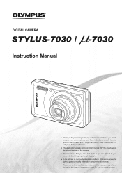 Olympus 227585 STYLUS-7030 Instruction Manual (English)