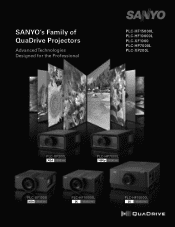 Sanyo PLC-HP7000L Sanyo's Family of QuaDrive projectors
