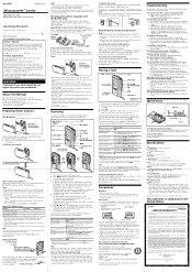 Sony M-675V Operating Instructions
