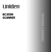 Uniden BC355N English Owner's Manual