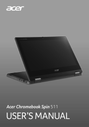 Acer Chromebook Spin 511 R753T User Manual