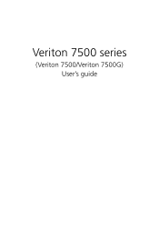 Acer Veriton 7500G Veriton 7500G