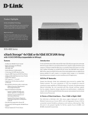 D-Link DSN-4100 Datasheet for DSN-4000