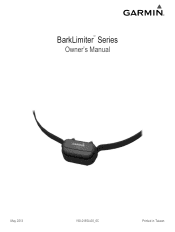 Garmin BarkLimiter Deluxe Owner's Manual