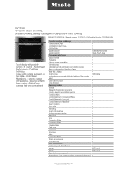 Miele DGC 7580 Product sheet