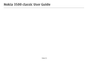Nokia 3500 classic User Guide