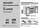 Sharp XL-UH242 XL-UH242 Operation Manual
