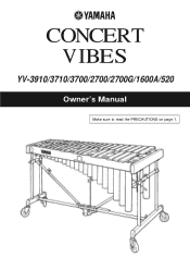 Yamaha YV-1600A Owner's Manual