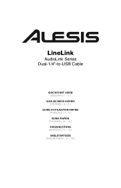 Alesis LineLink Quick Start Guide