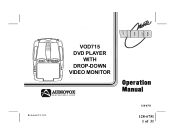 Audiovox VOD715 Operation Manual