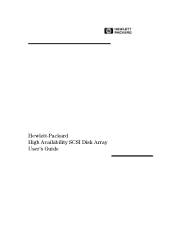 HP High Availability FC Disk Array 30/FC User Guide