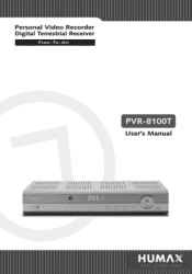 Humax PVR-8100T User Manual