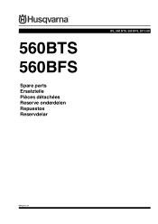 Husqvarna 560BTS Parts List