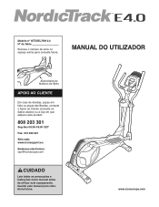 NordicTrack E4.0 Elliptical Portuguese Manual