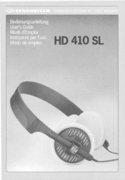 Sennheiser HD 410 SL Instructions for Use