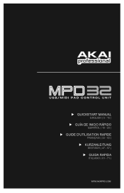 Akai MPD32 Quick Start Guide