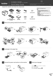 Brother International HL-L9200CDWT Quick Setup Guide