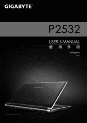 Gigabyte P2532N Manual