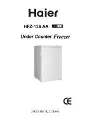 Haier HFZ-136 User Instructions