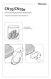 Intermec CN70 CN70, CN70e I/O Cover Replacement Instructions