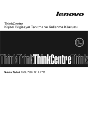 Lenovo ThinkCentre A58 Turkish (User guide)