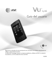 LG CU915 Owner's Manual (Español)
