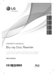 LG WH14NS40 Owners Manual