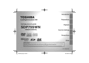Toshiba SDP75SWN Owners Manual
