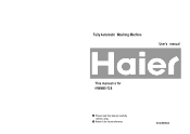 Haier HWM85-728 User Manual