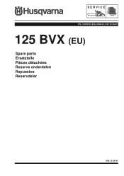 Husqvarna 125BVx Parts List