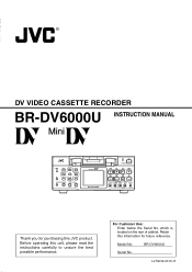 JVC BR-DV6000U User Manual