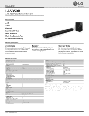 LG LAS350B Specification - English
