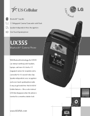 LG UX355 Data Sheet