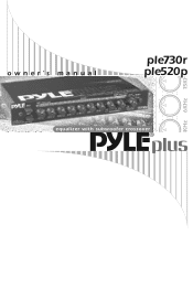 Pyle PLE730R PLE520P Manual 1
