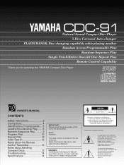 Yamaha CDC-91 Owner's Manual