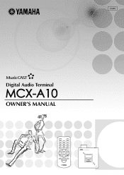 Yamaha MCX-A10 MCXSP10 Manual