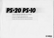 Yamaha PS-20 Owner's Manual (image)