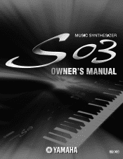 Yamaha S03 Owner's Manual
