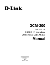 D-Link DCM-200 User Manual