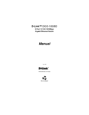 D-Link DGS-1008D Product Manual