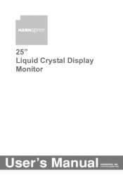 Hannspree HF259HPB User Manual