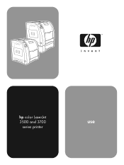 HP Indigo 3500 HP Color LaserJet 3500 and 3700 Series Printers - User Guide