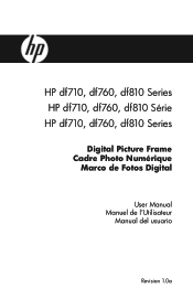 HP df820 HP df710, df760, df810 Digital Picture Frame - User Guide
