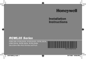 Honeywell RCWL3501A1004/N Owner's Manual