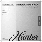 Hunter 28079 Owner's Manual